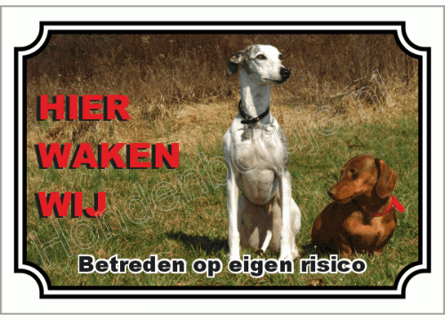 Bord met eigen foto, tekst of ontwerp.