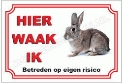 Konijn grijs