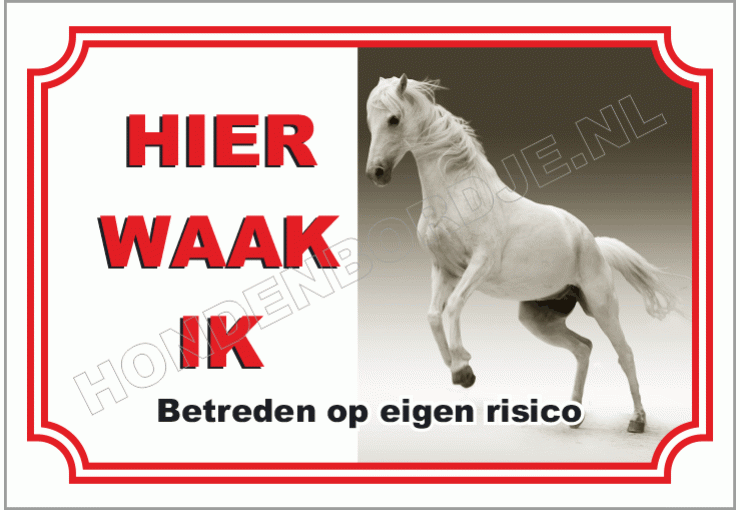 Wit paard