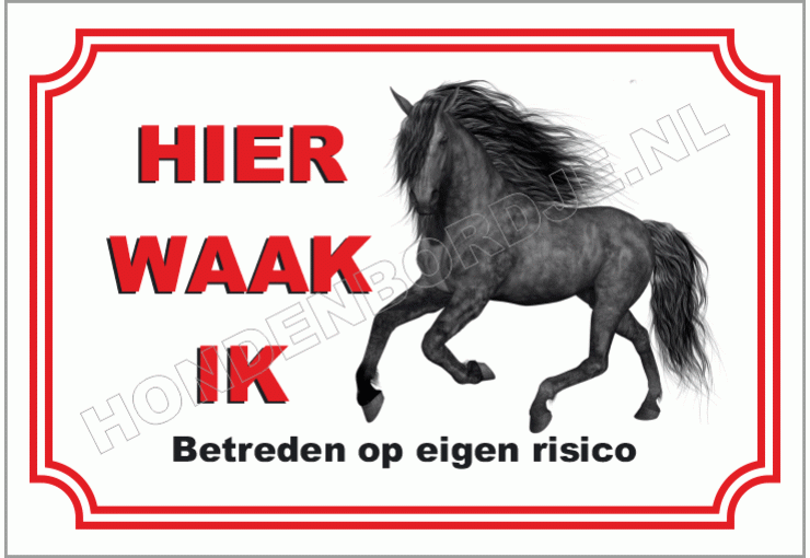 Grijs paard
