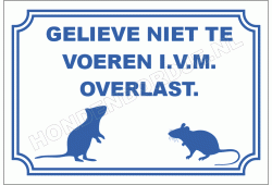 Gelieve niet voeren ivm overlast