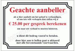 Geachte aanbeller
