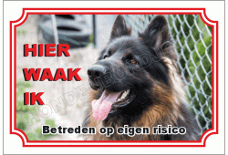 Duitse herdershond langstok haar
