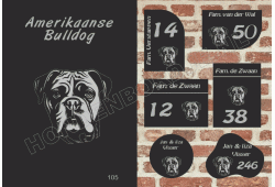 Naambord Amerikaanse Bulldog