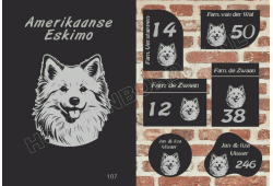 Naambord Amerikaanse Eskimo