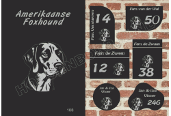 Naambord Amerikaanse Foxhound