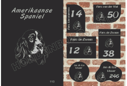 Naambord Amerikaanse Spaniel