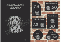 Naambord Anatolische Herder