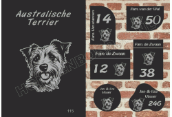 Naambord Australische Terrier