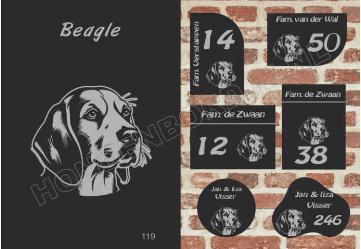 Naambord Beagle