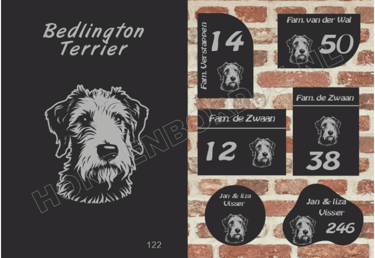 Naambord Bedlington Terrier