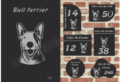 Naambord Bull terrier