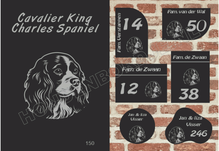 Naambord Cavalier King Charles Naambord Cavalier King Charles