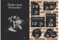 Naambord Doberman Pinscher