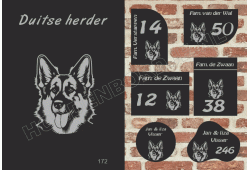 Naambord Duitse herder