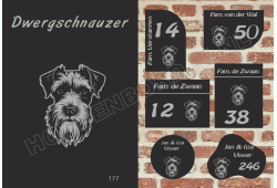 Naambord Dwergschnauzer