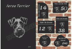 Naambord Ierse Terrier