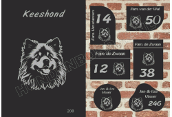 Naambord Keeshond