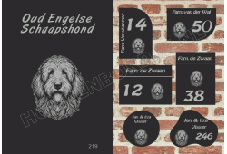 Naambord Oud Engelse Schaapshond