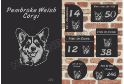 Naambord Pembroke Welsh Corgi