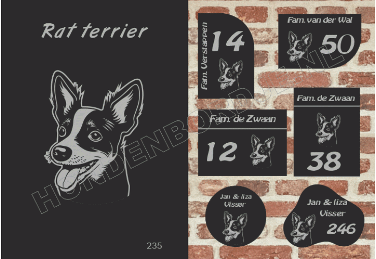 Naambord Rat terrier Naambord Rat terrier