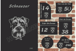 Naambord Schnauzer