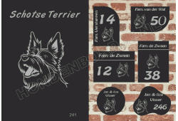 Naambord Schotse Terrier