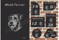 Naambord Welsh Terrier