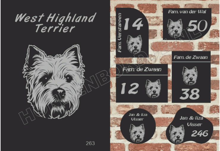 Naambord West Highland Terrier