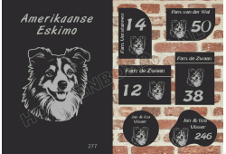 Naambord Amerikaanse Eskimo