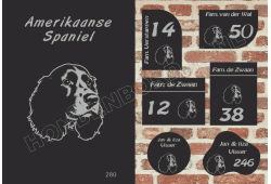 Naambord Amerikaanse Spaniel