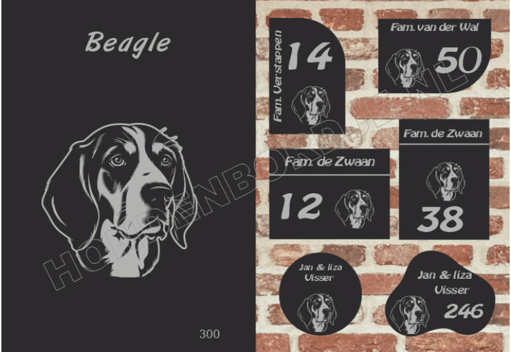 Naambord Beagle