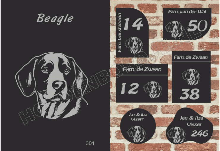 Naambord Beagle