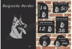 Naambord Belgische Herder