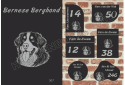 Naambord Bernese Berghond