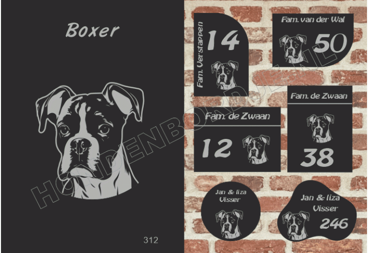 Naambord Boxer