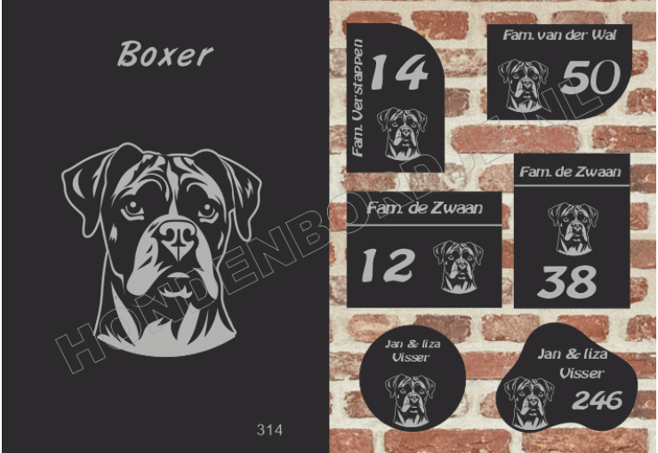 Naambord Boxer Naambord Boxer
