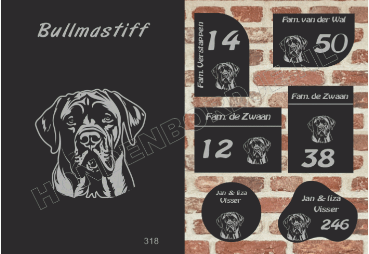 Naambord Bullmastiff Naambord Bullmastiff