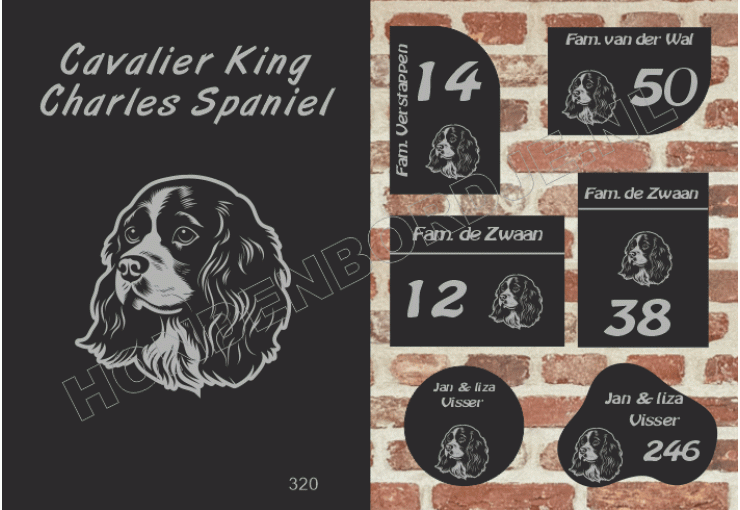 Naambord Cavalier King Charles Naambord Cavalier King Charles