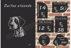 Naambord Duitse staande