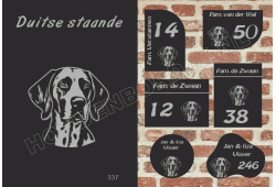 Naambord Duitse staande