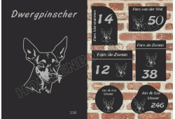 Naambord Dwergpinscher