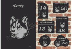 Naambord Husky