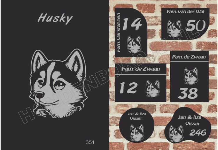 Naambord Husky