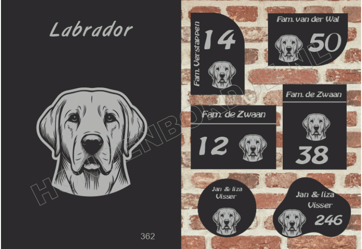 Naambord Labrador