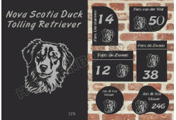 Naambord Nova Scotia Ducktolling