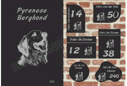 Naambord Pyrenese berghond