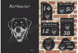 Naambord Rottweiler