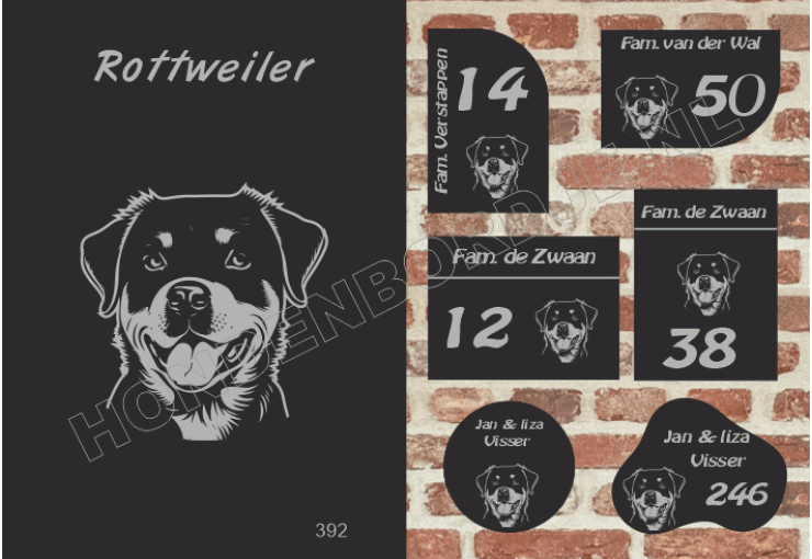 Naambord Rottweiler Naambord Rottweiler