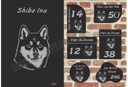 Naambord Shiba Inu